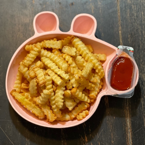 Peppa Pig Style Plate Set (pink) NIB - Picture 6 of 6
